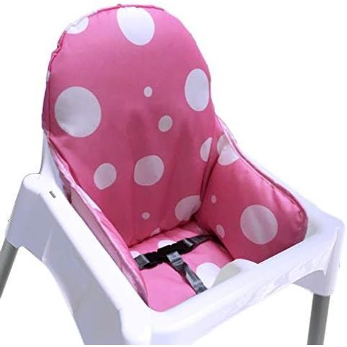 Coussin De Haute Compatible Pour Antilop Chaise Bébé Lavable Et Pliable Rembourrage Pour Chaise D'enfant (Rose)
