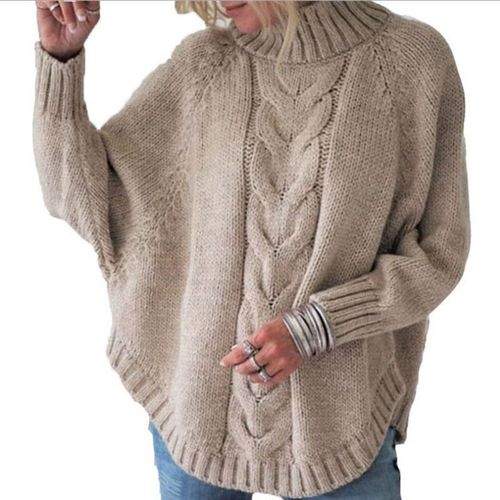 Pull À Manches Chauve-Souris À Col Rond Pour Femmes,Pulls Décontractés Pour Femmes,Vêtements De Base,Doux,Indépendant,Automne,Hiver