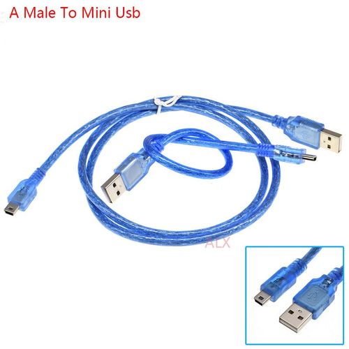 Câble de données d'extension USB 2.0 mâle vers mâle,femelle,mini,micro,MK5P,type-c,B,imprimante,0.3m,0.5m,1m,2m,3 m uno R3 Mega2560,Uno R3 Mega2560 - Type A Male To Mini Usb-5M