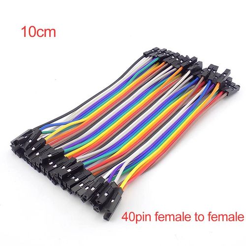10cm 40pin cavalier fil éclectique platine de prototypage câble mâle à mâle femelle à femelle broche cavalier ligne connecteur pour Arduino kit de bricolage - Type female to female