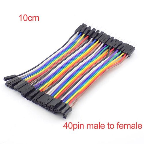 10cm 40pin cavalier fil éclectique platine de prototypage câble mâle à mâle femelle à femelle broche cavalier ligne connecteur pour Arduino kit de bricolage - Type male to female