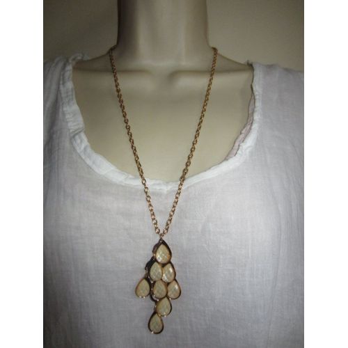 Collier Doré Avec Pendentif
