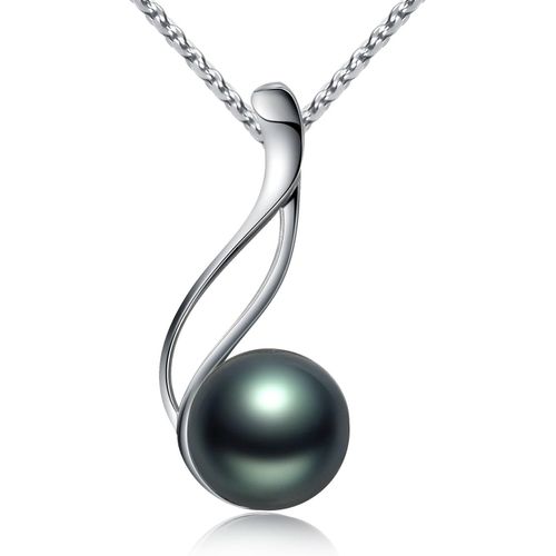 Perle De Tahiti Collier Avec Pendentif Femme De Perle Noire De Classe Aaa Et Argent Fin 925 Vente Seule Les Plus Beaux Bijoux Fantaisies De Cadeau Noel Femme Par