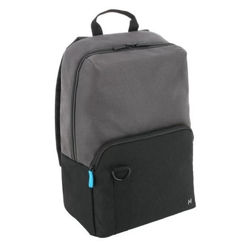 Mobilis THE ONE Essential - Sac à dos pour ordinateur portable - 14" - 15.6" - noir et gris
