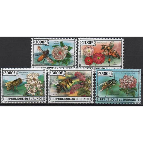 Burundi Timbres Les Abeilles 2013