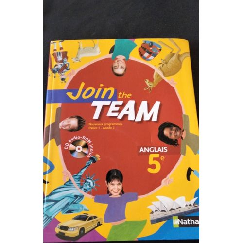 Join The Team Anglais 5° Nathan Et Cd Audio-Rom Inclus