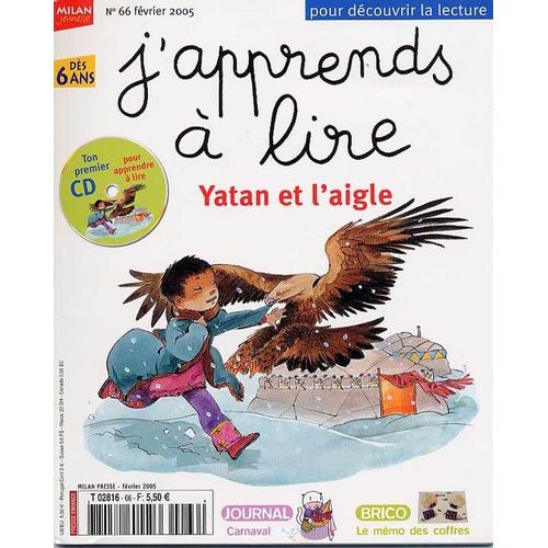 J'apprends À Lire  N° 66 : Yatan Et L'aigle