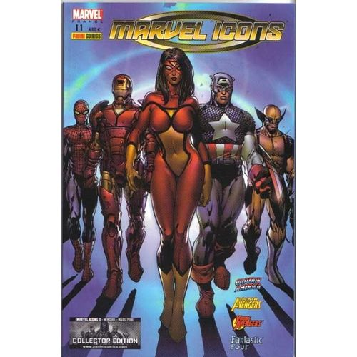 Marvel Icons  N° 11 : Captain America, Young Avengers, The New Avengers, Fantastic Four - Sentry (Collector Edition)