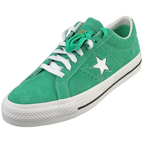 Converse One Star Pro Ox Vert Blanc - Chaussures Décontractées Unisexe - 43