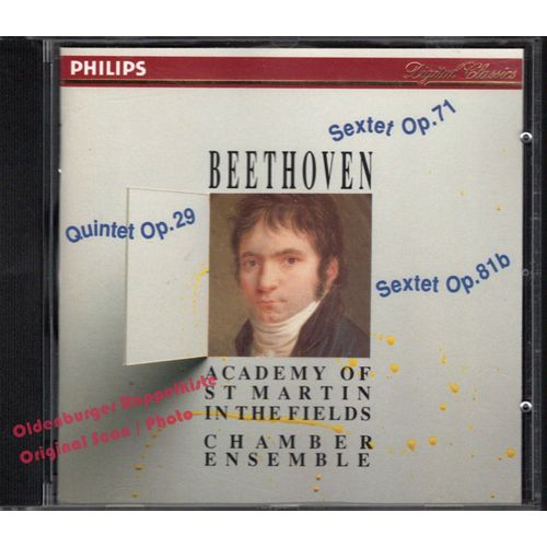 Beethoven: Quintet Op. 29 - Sextet Op. 71 - Sextet Op. 81b * Academy Of St. Martin-In-The-Fields Chamber Ensemble