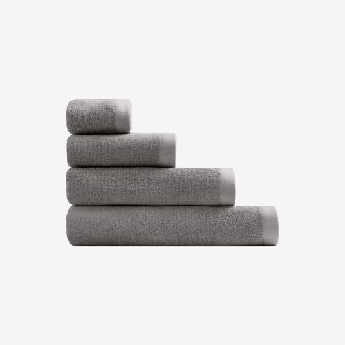 Lot De 4 Serviettes En Coton Nerolit Gris Vison