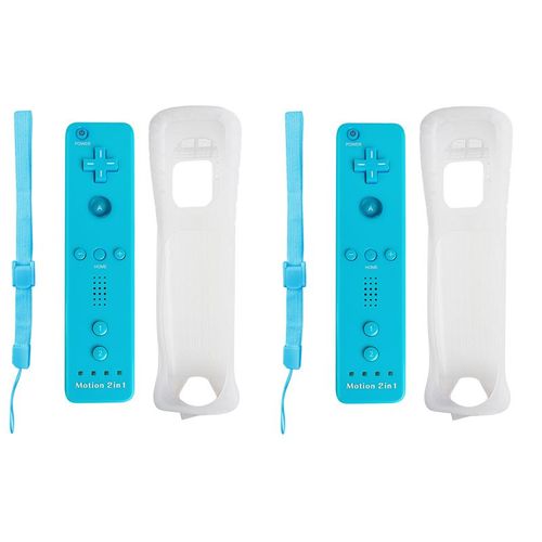 2blue  Droite - Ensemble 2 En 1 Pour Console Nintendo Wii, Manette De Jeu Sans Fil, Tlcommande Dahchuck, Manette, Manette, Motion Plus En Option