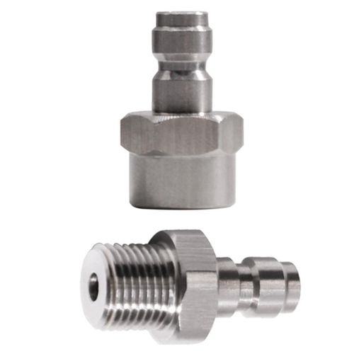 2cps Universal 8mm Quick-disconnect Plug Adapter, M11x1 Femelle Filetage et Filetage externe pour Carbo