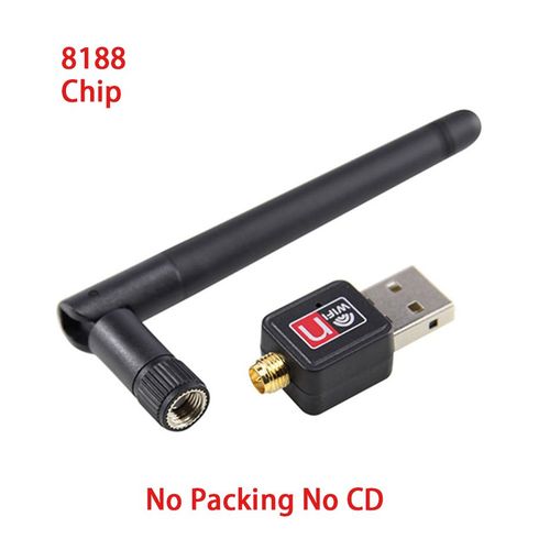 2db pas d'emballage 8188 - Mini Rcepteur 2.4g Sans Fil  Dongle Usb Pour Pc, Adaptateur Wifi De 150 Mbps, Carte Rseau Pour Rseau Ethernet 802.11 B,n,g
