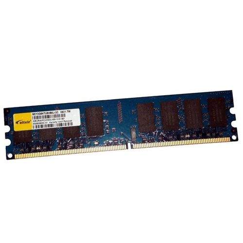 2Go RAM Elixir M2Y2G64TU8HB0J-3C DIMM DDR2 PC2-5300U 667Mhz 240Pin 2Rx8 1.8v CL5