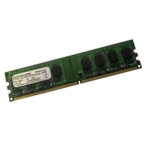 2Go RAM PC Bureau Cdiscount DDR22GO800 240-Pin DIMM DDR2 PC2-6400U 800Mhz
