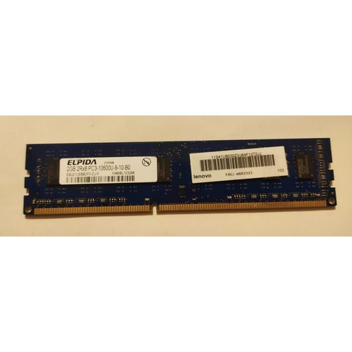 2Go RAM PC Bureau ELPIDA EBJ21UE8BDF0-DJ-F DDR3 PC3-10600U 1333Mhz CL9 2Rx8