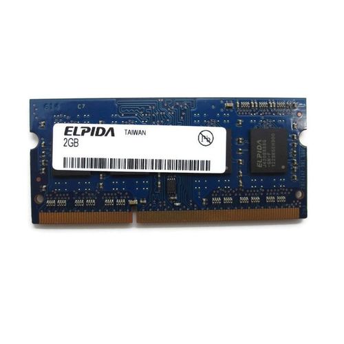 2Go RAM PC Portable SODIMM Elpida EBJ21UE8BDS1-DJ-F PC3-10600S 1066MHz DDR3