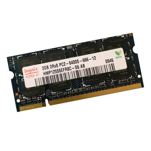 2Go RAM PC Portable SODIMM HYNIX HMP125S6EFR8C-S6AB DDR2 PC2-6400 800MHz CL6