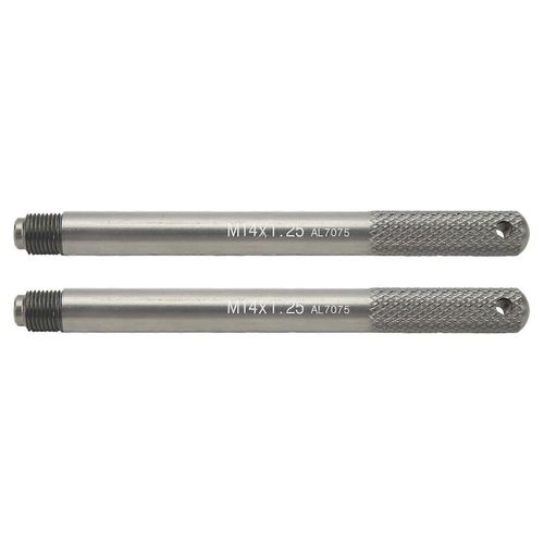 2pcs Axe D'alignement De Roue Roue Cintre Pin Set Jante Goujon Goujon Outil De Guidage Pour Rparation De Pneu De Voiture M14 X 1.25