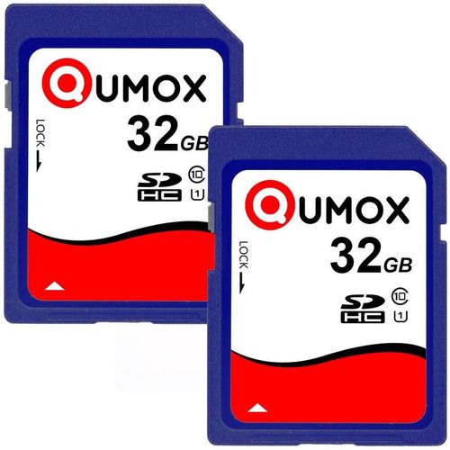 2PCS - Carte mmoire SD SDHC 32 Go Class 10 UHS-I QUMOX SD HC
