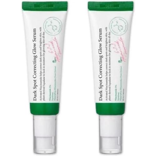 2pcs Dark Spot Correcting Glow Serum, Srum De Lumire Nocturne Correcteur De Taches Noires,50ml Niacinamide Srum De Soin Du
