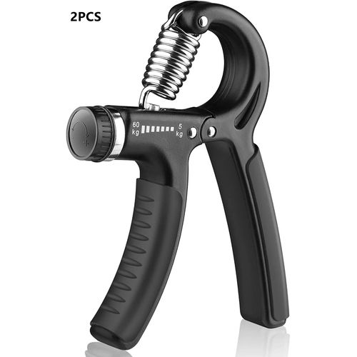 2pcs Hand Grip,Exerciseur De Doigts Rsistance Rglable 5-60 Kg Poigne De Main Exercice Musculation,Poigne D'entranement
