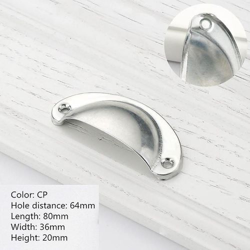 2pcs Handles vintage Boutons de l'armoire et poignes