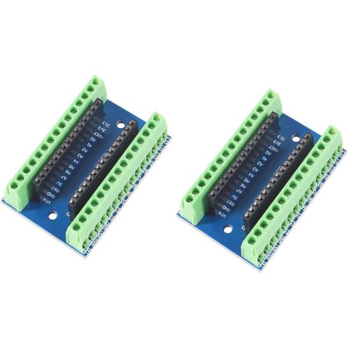 2Pcs Io Shield Carte D'Extension D'Adaptateur De Terminal De Contrleur Io Shield Plaque D'Extension Simple Pour Arduino