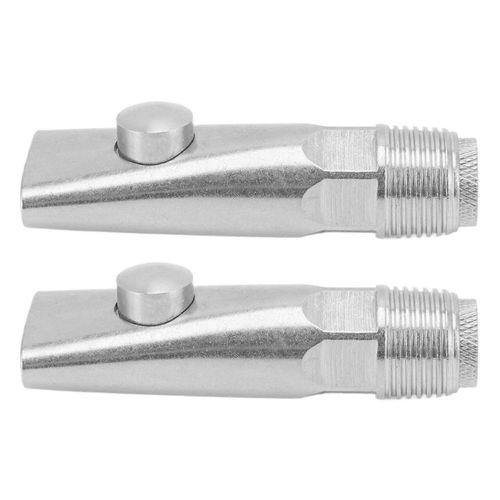 2pcs Mamelon D'eau De Porc Mme Volume D'eau En Acier Inoxydable G1/2 Fil Externe Abreuvoir De Porc Pour Truies Porcelets Sans Filtre