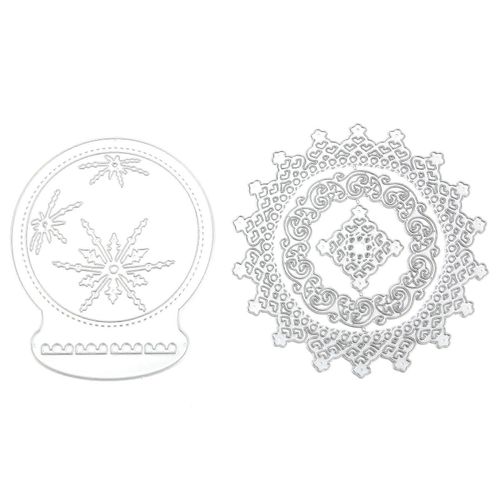 2pcs Matrices De Coupe DIY En Mtal Gaufrage En Acier Au Carbone Machine De Dcoupe Pour Papier Artisanat Fleur Sculpture