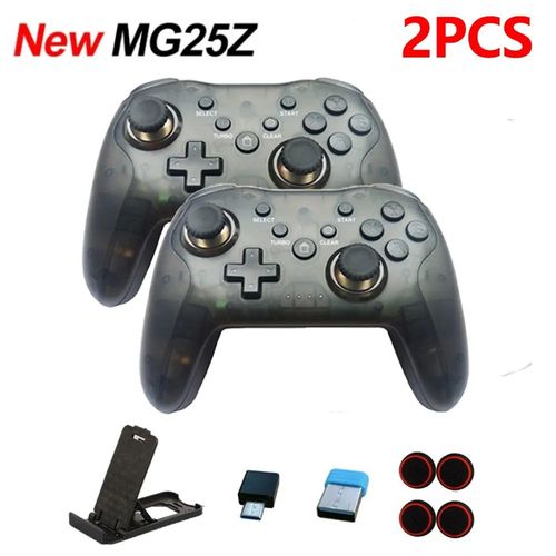 2pcs Mg25z Bk - Manette De Jeu Sans Fil Pour Nintendo Switch, Switch Lite, Oled Tesla, Manette De Voiture Pour Android, Ios, Appareil Mobile Pc, Manettes De Jeu