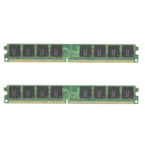 2Pcs Module de mmoire DDR2 1GB 667Mhz PC25300 Ordinateur de bureau DoubleSided 16Particles pour AMD