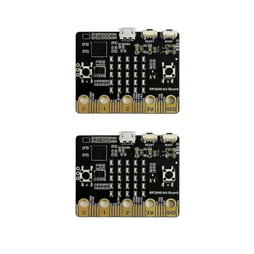 2pcs Pour Pico Rp2040 Bit Carte Mre Compatible Avec Bbc Microbit Shape Python Programmation Motherbo