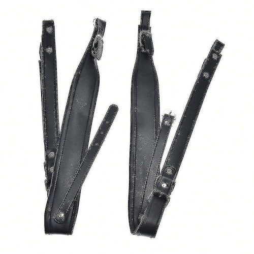2pcs Rglable En Cuir Accordon Bretelles Impermable  LEau Pour 16-120 Basse Accordons Pices De Rechange