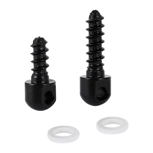 2pcs Sling Slingl Swivel Screws Studs Base Avec Entretoises Blanches Convient  La Plupart Des Chasseurs De Fusil De Chasse