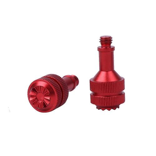 2pcs Tlcommande En Mtal Sticks Thumb Rocker Joystick Pour 2 / 2 Drone Tlcommande Rouge
