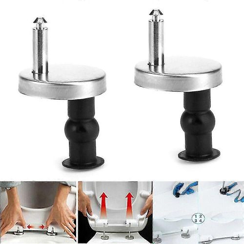 2pcs Top Fix Salle De Bain Wc Sige De Toilette Charnires Raccords  Dgagement Rapide Charnires Kit De Vis