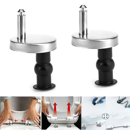 2pcs Top Fix Wc Toilette Sige Charnire Raccords Charnires  Dgagement Rapide Kit De Vis