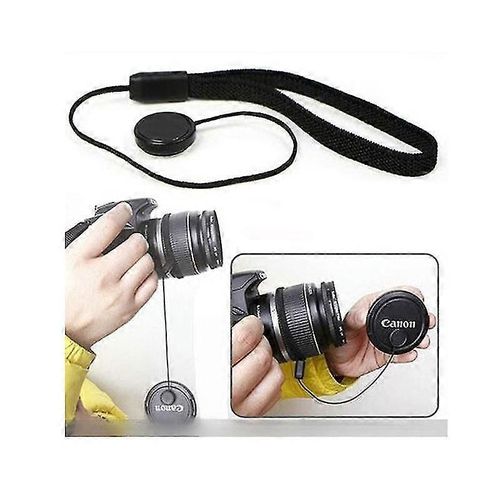 2pcs Universal Dslr Lens Cover Cap Holder Keeper Anti-lost String Leash Strap Cord String Leash Rope Slr Camera Micro Single Lens Cover Anti Loss Rope