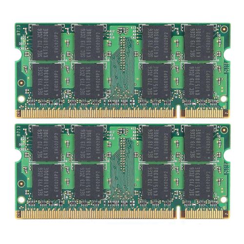 2pcs Xiede DDR2 1GB Module de Mmoire 800Mhz PC2-6400 1.8V Entirement Compatible pour Ordinateur Portable