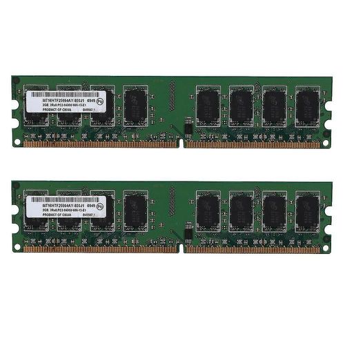 2x 2gb Bureau Ddr2 Ram Mmoire 800mhz 2rx8 Dimm Pc2-6400u Haute Performance Pour Intel Amd Motherboar-AS
