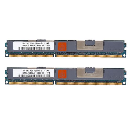 2X 4 Go de MMoire RAM DDR3 REG 2RX4 1333MHz PC3-10600 1.5V DIMM 240 Broches pour Bureau
