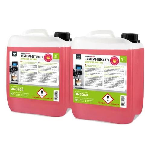 2x 5 L Dtartrant Universel Microactiv Avec Indicateur De Couleur Pour Machines  Caf Entirement Automatiques En Bidon De 5 L