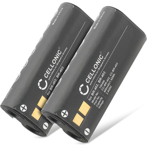 2X Batterie Remplacement BR-402, BR-403 800mAh pour Olympus DS-4000 / DS-3300 / DS-2300 / DS-5000 BR-402, BR-403 Appareil Photo camra Action cam accu