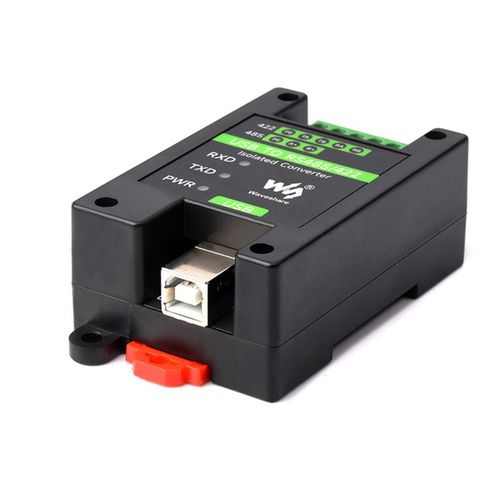 2X Convertisseur Isol Industriel de Type Rail USB Vers RS485/422 FT232/SP485 Chip FT232RNL 300Bps-3Mbps