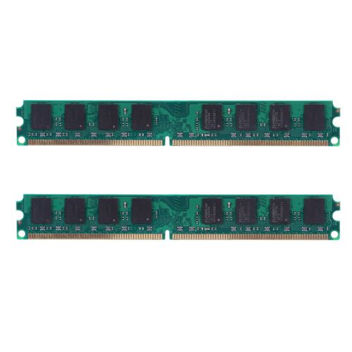 2x Ddr2 800mhz Pc2 6400 2 Go 240 Broches Pour La Mmoire Ram Du Bureau