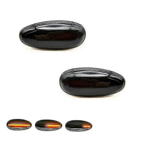 2x Feux De Position Latraux Dynamiques  Led Clignotants Pour Mitsubishi Lancer 8 Montero 3 Pajero 3 Outlander 1 Delica 4 I Miev Space