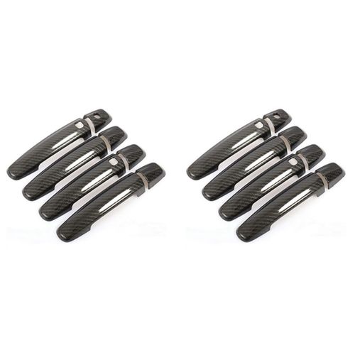 2x Garniture Chrome Pour Poigne De Porte En Fibre Abs Voiture Swift Vitara S- 2012-2018 Style