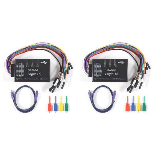2X Logic Analyseur Logique USB Multi SystMe pour Version Officielle Taux D'Chantillonnage 100M 16 Canaux Instruments